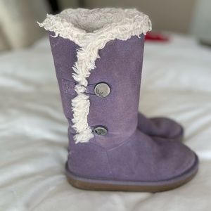 Girls Koolaburra by Ugg tall purple boot. Size 13